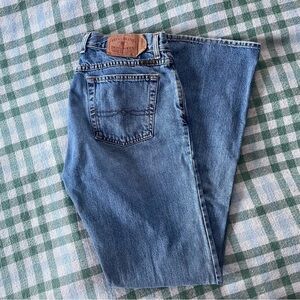Lucky Brand Vintage Y2K 100% Cotton Mid Rise Denim Jeans | Made in USA